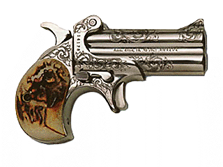 American Derringer Pistol M-1 Engraved .45 Colt Variant-1