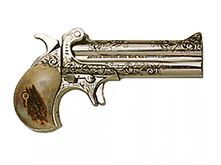American Derringer Pistol M-4 Engraved .45 Colt Variant-1
